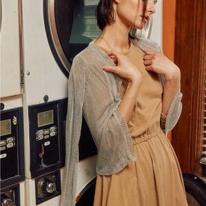 Silver or Gold Sheer Shrug